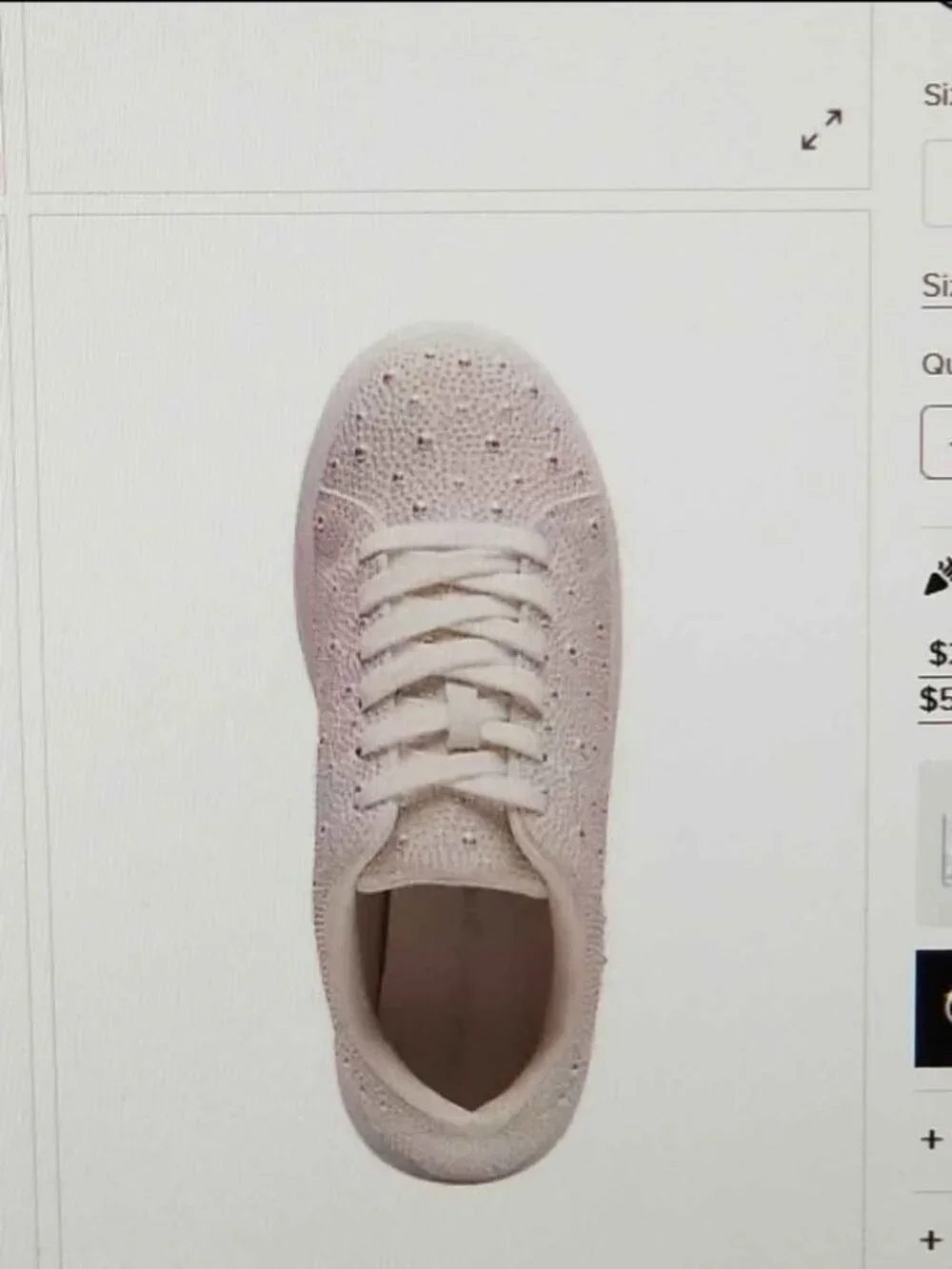 Madden White Pearl Sneakers NEW w/ Box - Size 6.5